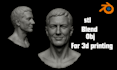 custom 3d head 3d bust 3d sculpture figurine potrait 3d head figure 3d face stl