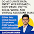 do data scraping, data entry, email leads, copy paste, pdf to excel data entry
