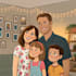draw family portrait illustration