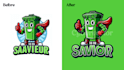 fix your ai generated logo and convert into high resolution quickly