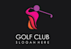 do modern golf logo design