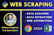 scrape any website, extract data and build a custom scraper bot