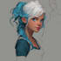 paint semi realistic fantasy art