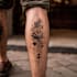custom an abstract black tattoo design