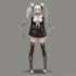 illustrate custom danganronpa style character