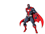drawing figure in super hero cartoon
