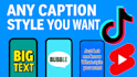 edit tiktoks with clean captions and effects