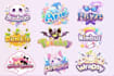design a cute kawaii logo for vtuber and streamer