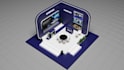 create modern trade show booth design