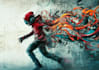 create spray paint stencil art with professional detail