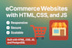 Modern ecommerce website using html css js ruby rails by Siyam_webdev ...