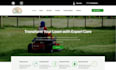 design a professional lawn care, landscaping, or yard maintenance website