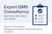 complete iso 9001 qms setup, internal audit, and certification guidance