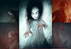 make a horror style illustration, artwork, cover