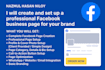 create and professionally setup your facebook business page