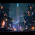 do cyberpunk scifi futuristic city