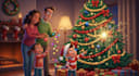create ai christmas music video with festive animation