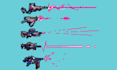design 2d pixel art vfx, spell effects, and game skill icons