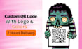 create professional qr code generator with logo in 1 hours