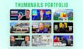 design high CTR youtube thumbnails