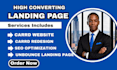 design carrd website, carrd landing page design, unbounce landing page design