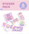 create cute custom sticker design