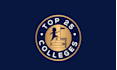 do education logo for library, academy, school and college