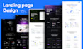 design your figma website, landing page, uiux, or mockups