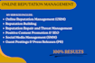 do online reputation management, positive reputation build, ORM