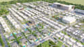 3d masterplan design, landscape design for cottage, camping resort