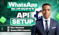 do whatsapp business API setup meta verification shopify CRM sync ai chatbot n8n