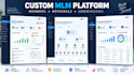 build an MLM website with member dashboard and admin panel
