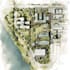 draw map illustration, property map, landscape design