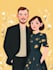 draw couple portrait illustration