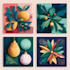 create a colorful illustrated card for holidays