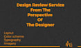 review your website UI or graphics and suggest improvements