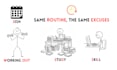 make videos using custom stick figures for youtube