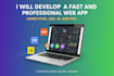 develop a customized responsive lightweight web app using HTML CSS js and PHP