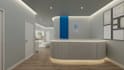 do medical clinic design with floor plan and 3d renderings