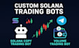 do dex arbitrage bot, volume bot, copytrade, frontrun on solana, ethereum, base
