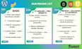 professional website development wordpress, HTML, CSS, js