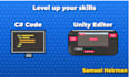 teach you unity and csharp, step by step training