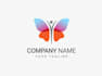 design a professional butterfly logo without any copyright