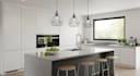 do a 3d bedroom, kitchen and sitting room with rendering