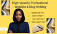 write high quality german seo texts and website content