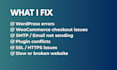fix wordpress errors, woocommerce and elementor issues