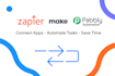 automate tasks and workflows using zapier make and pabbly