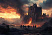 create fantasy landscape illustrations