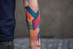custom an abstract black tattoo design
