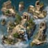 draw fantasy environment, landscape design